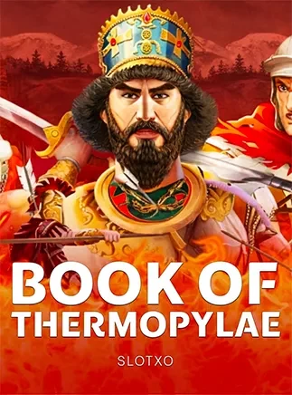 หน้าปกเกมสล็อตนักรบกรีกโบราณ Book of Thermopylae