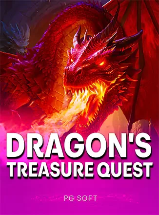 หน้าปกเกมสล็อตมังกรแดงเฝ้าขุมทรัพย์ Dragon's Treasure Quest